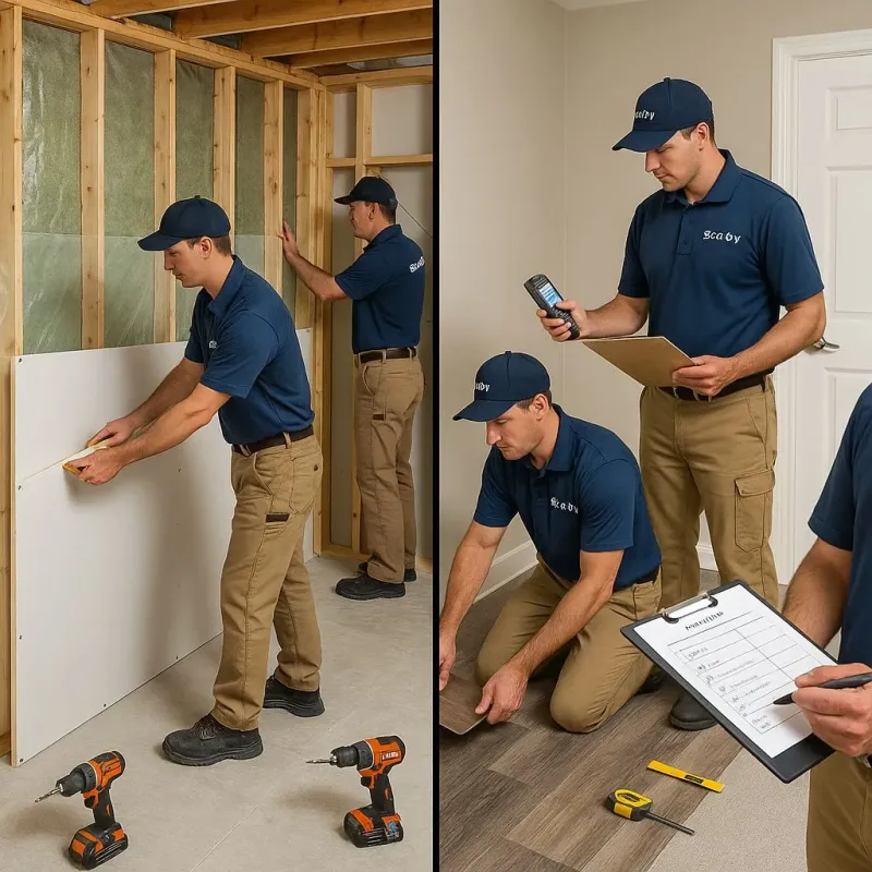 Repairs and Reconstruction process in Westbury, NY